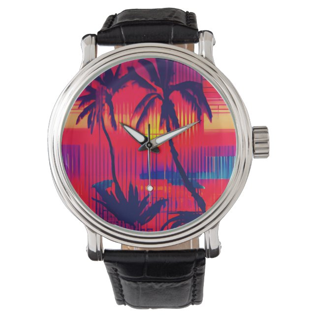 Relógio Fantasía de Fuga Tropical (Frente)
