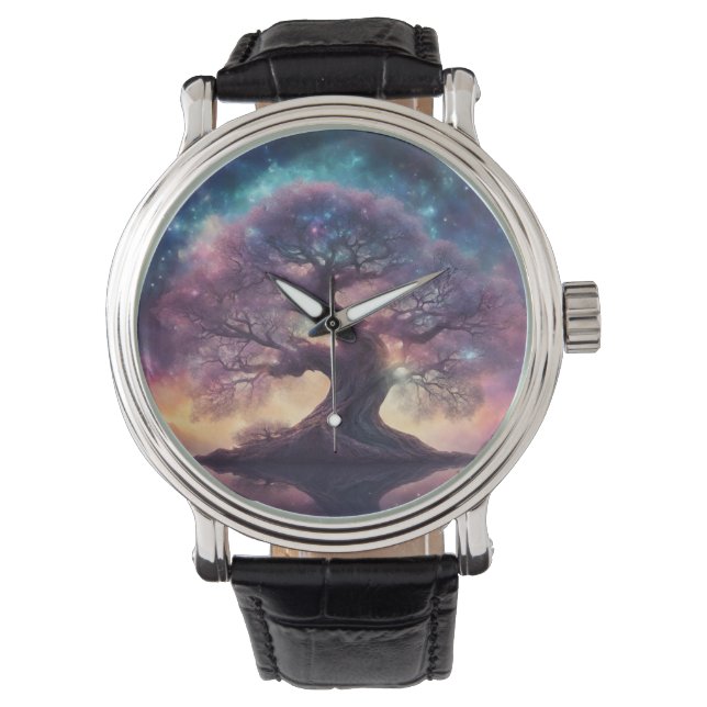 Relógio Fantasy Tree Art (Frente)