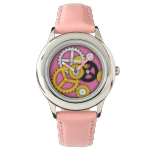 Relógio Faux ClockWork com Geeky Visível Gears Fun