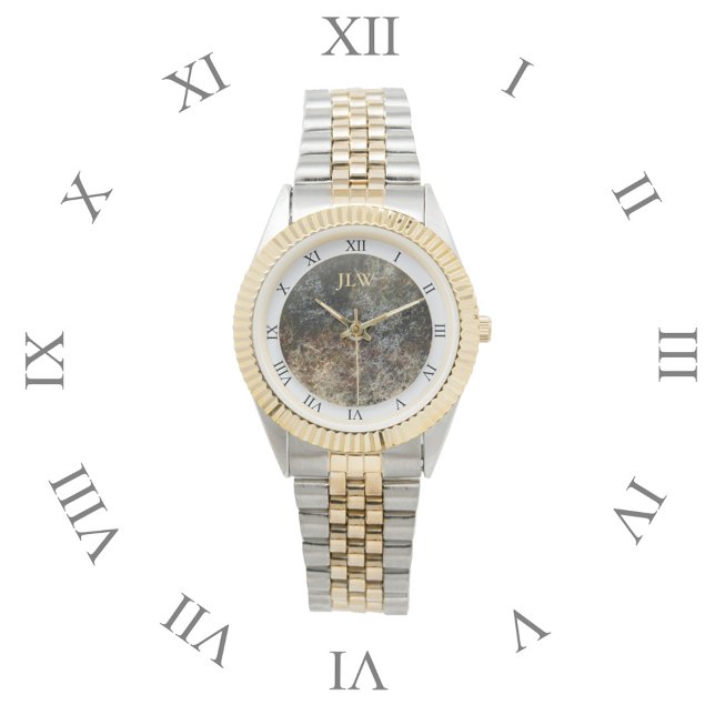 Relógio Faux Nephrite Jade de Cinzas (Criador carregado)