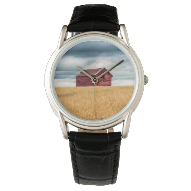 Relógio Fazendas | Antigo Barn Vermelho (Frente)