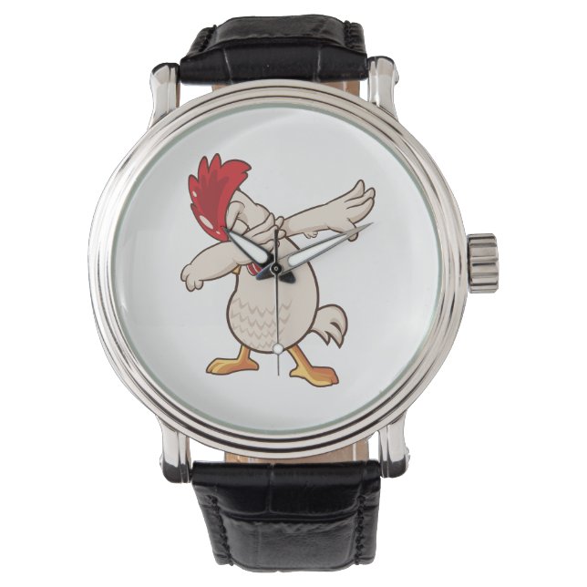 Relógio Fazendeiro Dabbing de Frango Dab Dança (Frente)
