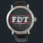 Relógio FDT Funny Anti-Trump No-Trump<br><div class="desc">Expresse sua posição com esta ousada Camiseta Anti-Trump do FDT, perfeita para ativistas, manifestantes e aqueles que se opõem a Trump. Apresentando um poderoso gráfico No-Trump, esta camisa de protesto anti-Trump é ideal para eleições, comícios, eventos políticos e veste cotidiano. Manifestação contra Trump, declaração política de protesto por se opor...</div>