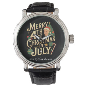 Relógio Feliz 4 do Natal em julho Memes Engraçados
