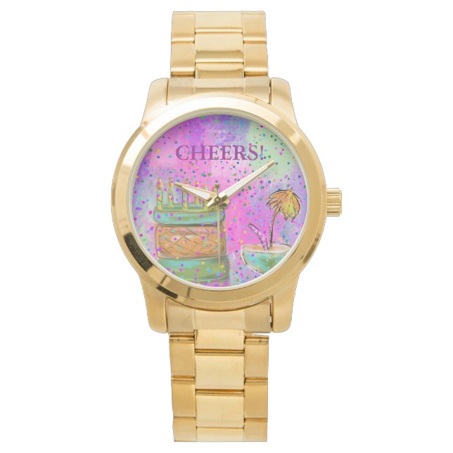 RELÓGIO FELIZ ANIVERSÁRIO (Frente)