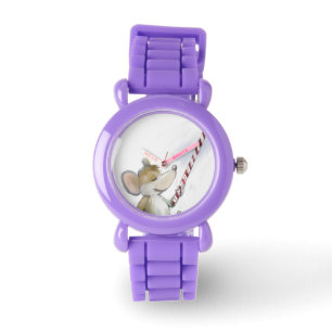 Relógio Feliz Mouse Moe Holiday Watch
