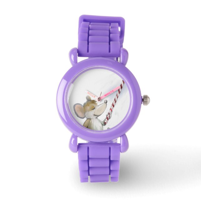 Relógio Feliz Mouse Moe Holiday Watch (Frente)