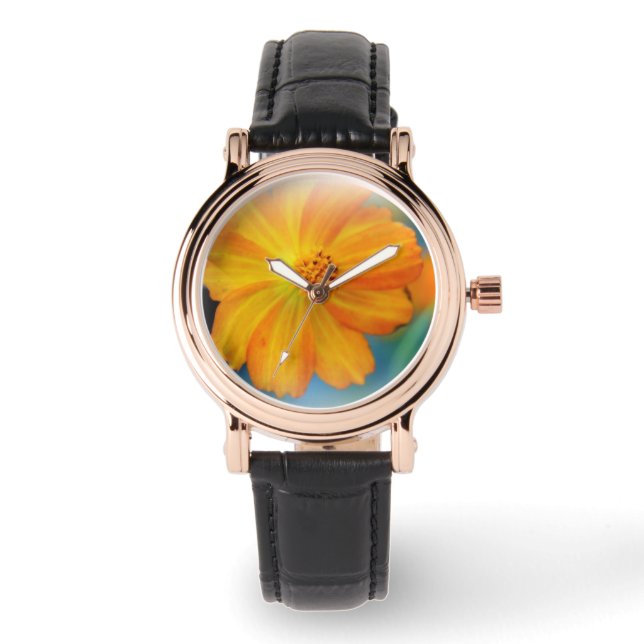 Relógio Feminino com Pulseira de Couro Perfect Squ (Frente)