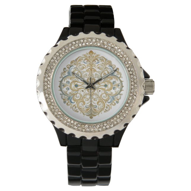 Relógio feminino, design de padrão Mozaik eWatch W (Frente)