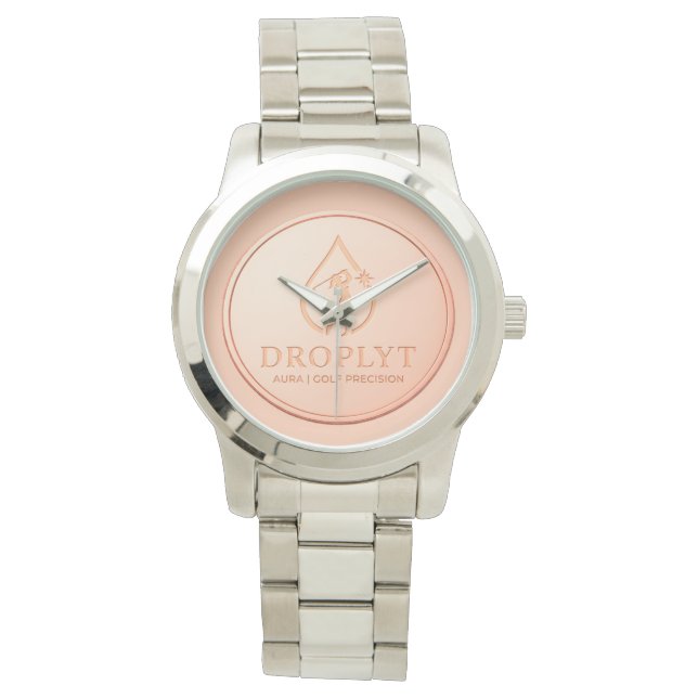 Relógio feminino Droplyt Golf Aura Logo (Frente)