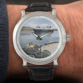 Relógio Ferry and Harbor na ilha de Islay, Escócia