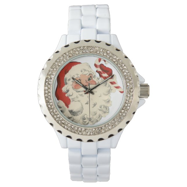 Relógio Festa de Natal do Retro Vintage (Frente)