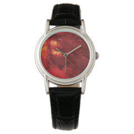 Relógio Festive Cardinal Detail Watch | Vibrant Bird Art