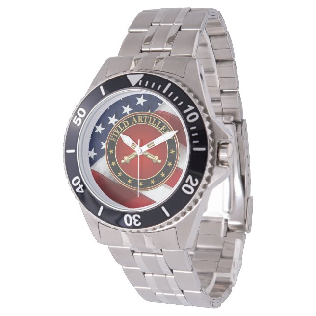 Relógio Field Artillery Branch Insignia Special Edition (Angular)