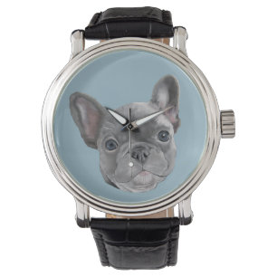 Relógio Filhote de cachorro do buldogue francês