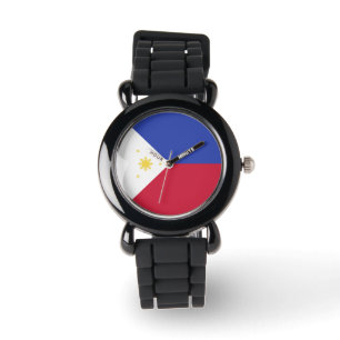 Relógio Filipinas Flag Emblem