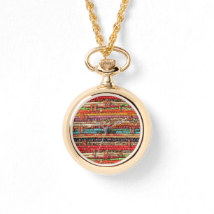 Relógio Fios de tecido tecidos em tiras, em ponto de tafet