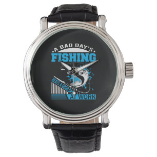 Relógio Fishing Gift A Good Day Fishing