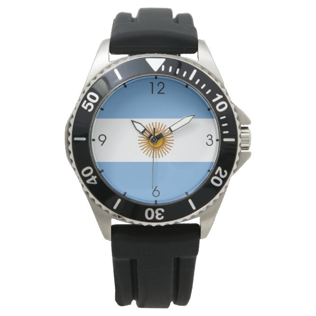 Relógio Flag of Argentina (Frente)