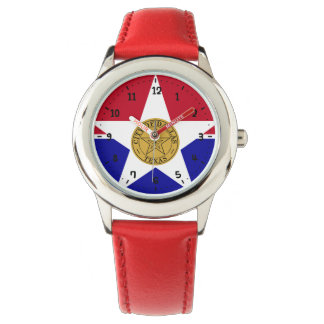 Relógio Flag of Dallas, Texas Watch