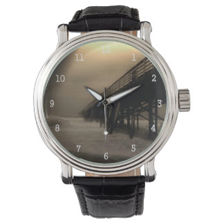 Relógio Flagler Beach Pier Photo Watch