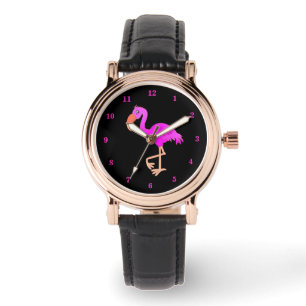 Relógio Flamingo Bonito - Feliz -