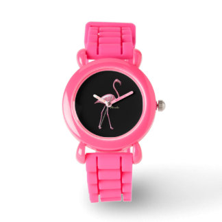 Relógio Flamingo Flamingo Glitter Strape Watch Fatory Watc