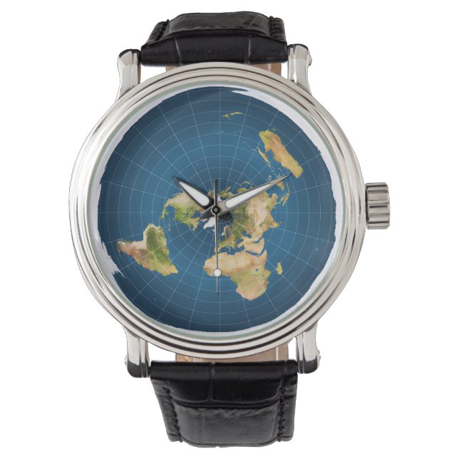 Relógio Flat Earth Watch (Frente)