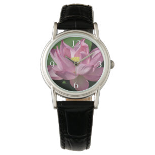 Relógio Flor de Lotus Rosa IV