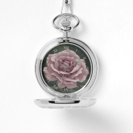 Relógio Flor Floral Personalizada Flor Rosa Rosa Rosa Rosa