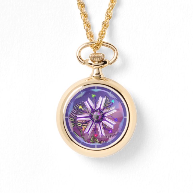 Relógio Flor no observatório do deserto (Frente)