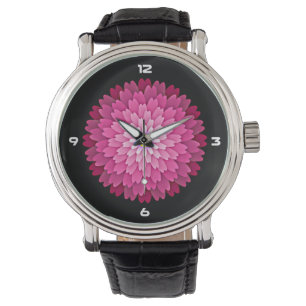 Relógio Flor rosa