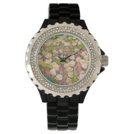 Relógio Floral Black Watch (Beleza)