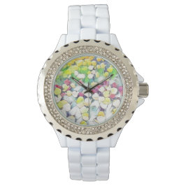 Relógio Floral White Watch (Flutuante)