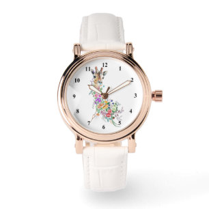 Relógio Flores Girafa Watch