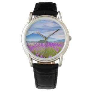 Relógio Flores Monte Fugi Japão
