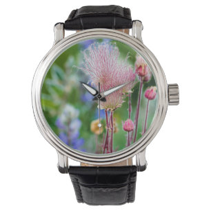 Relógio Flores Silvestres Prairie Smoke em Aspen Grove 2