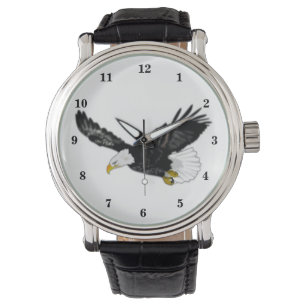 Relógio Flying Eagle Watch - Pintagem das águias-calvas A