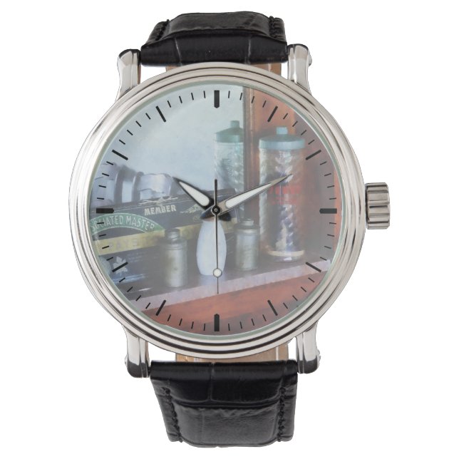 Relógio Fornecimentos de barbeiro (Frente)