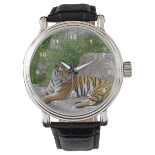Relógio Foto de um tigre siberiano