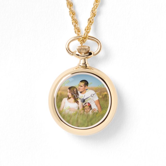 Relógio Foto FAMILIAR ✨ Excelente Personalização (Frente)