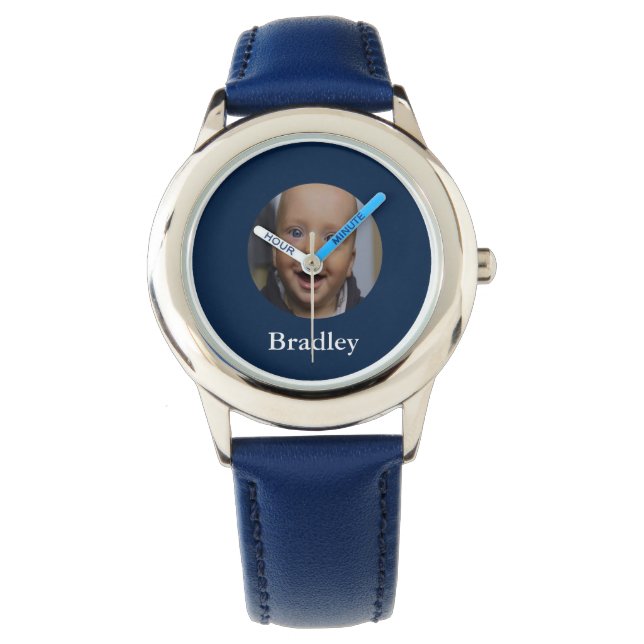 Relógio Foto personalizada de bebê (Frente)