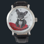 Relógio Foto personalizada de cão<br><div class="desc">Perfeito para mães de cães e pais de cães que não conseguem o suficiente do seu cachorro! Basta adicionar sua foto favorita do seu cão de estimação para criar seu próprio presente personalizado único para alguém que você ama ou um presente para si mesmo.</div>