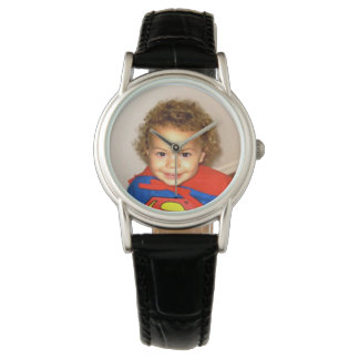 Relógio Foto Personalizada de Cor Brilhante