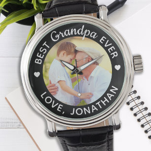 Relógio Foto Personalizada do Melhor Avô Nunca Personaliz