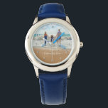 Relógio Foto personalizada e texto Assista seu próprio Des<br><div class="desc">Relógios personalizados de fotos e texto - Único seu próprio Design - Família personalizada/Amigos ou Presente de observação pessoal - Adicione seu texto e foto - Redimensione mova elementos com a ferramenta Personalização! Escolha fontes / tamanho / cor! Boa Sorte - Seja Feliz :)</div>