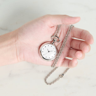 Relógio Foto personalizada: Silver Necklace Watch