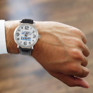 Relógio Fotos de avião e grandes números para Piloto, Avia