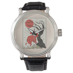 Relógio Fox Art Japonês