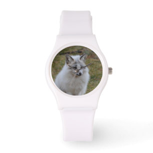 Relógio Fox branco adorável